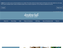 Tablet Screenshot of denstonehall.co.uk